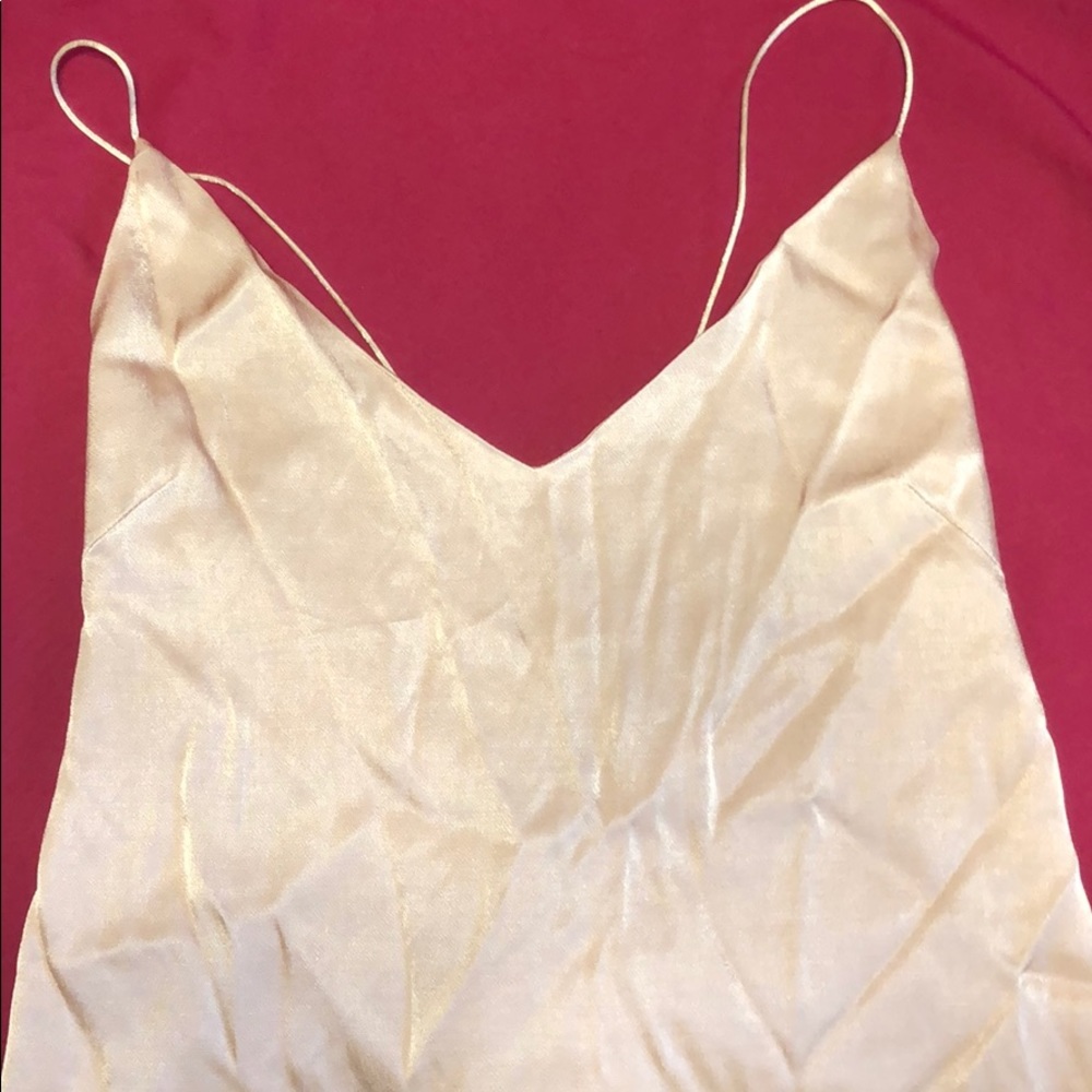 Pink Silky Dress